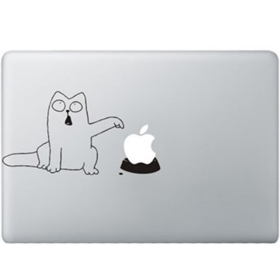 Simon's Cat MacBook Sticker